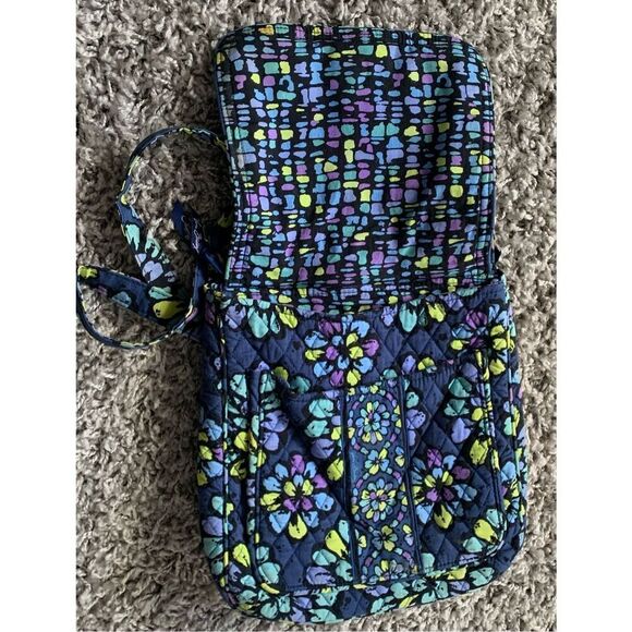 Vera Bradley INDIGO POP Crossbody Hipster Mailbag Purse - Picture 2 of 7